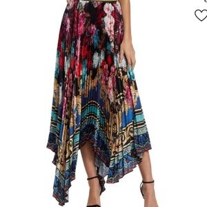 Alice + Olivia Vibrant Asymmetrical Skirt
